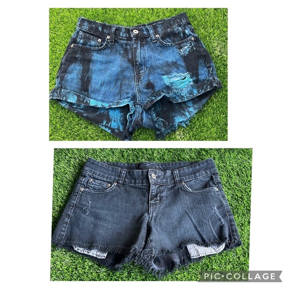 CARMAR Denim Shorts Bundle size 27/28 - Picture 1 of 13